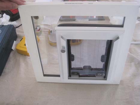 In-the-Glass Pet Door Installation