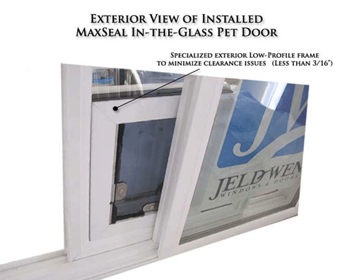 In-the-Glass Pet Door Installation